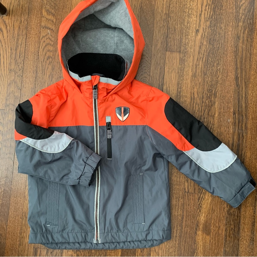 London Fog Boy’s Jacket Gray with Hood Size 4T